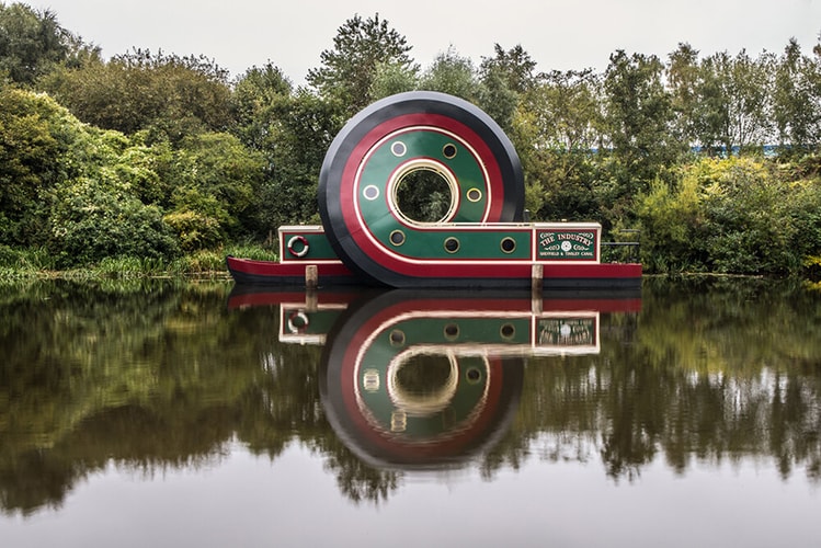 Alex Chinneck’s ‘Looping Boat’ is an Ode to Industry