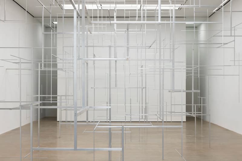 Antony Gormley Aerial Exhibition White Cube New York
