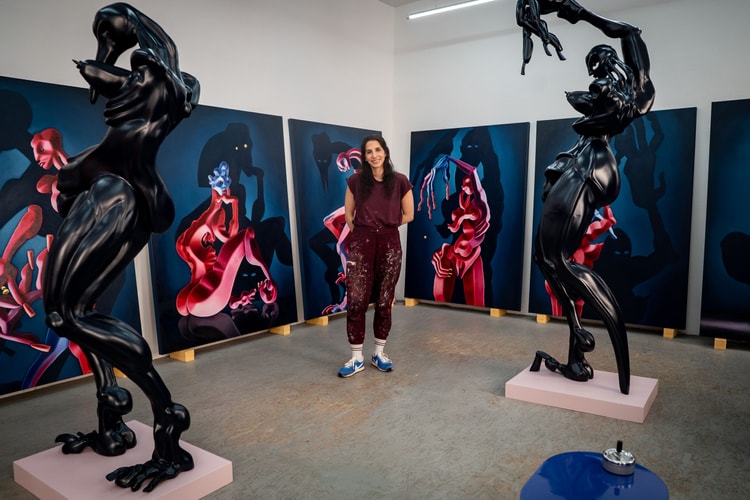 Hypeart Visits: Cathrin Hoffmann Bridges Dimensions through Paint and Form