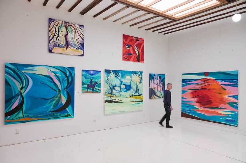 Jules de Balincourt victoria miro london exhibition paintings the skateroom