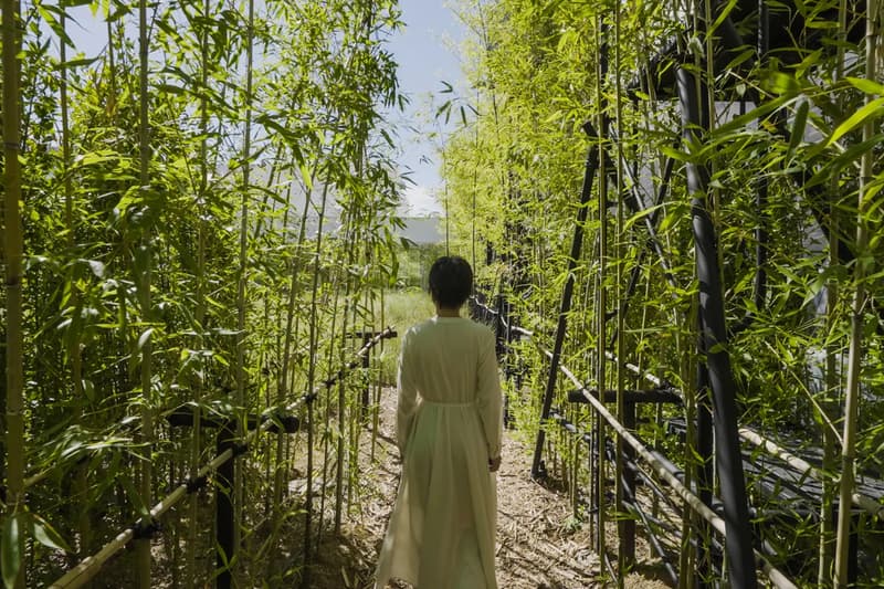 teamLab 'Field of Wind, Rain and Sun’ Exhibition Higashiosaka Info “Enso of the Sun" 'A Cafe in the Field of the Can Can Factory'