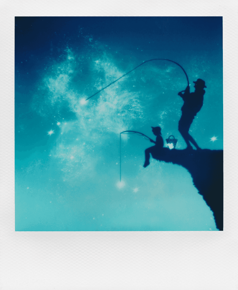 through the lens polaroid reclaimed blue 600 film Brian Slaghuis